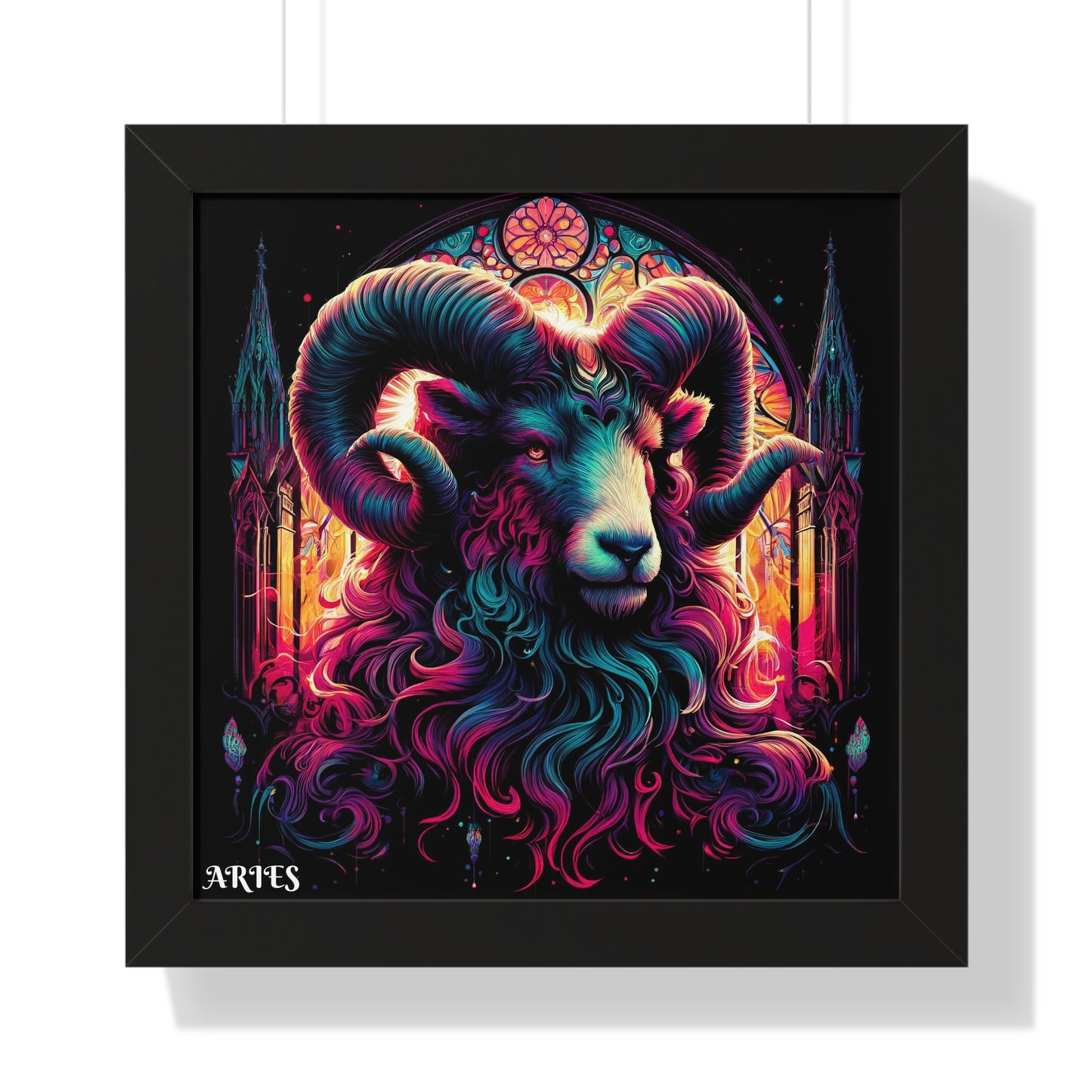 ARIES Framed Vertical Poster