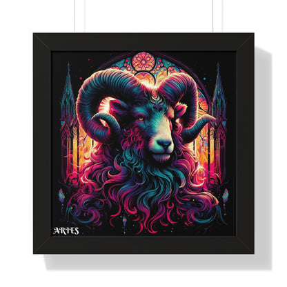 ARIES Framed Vertical Poster