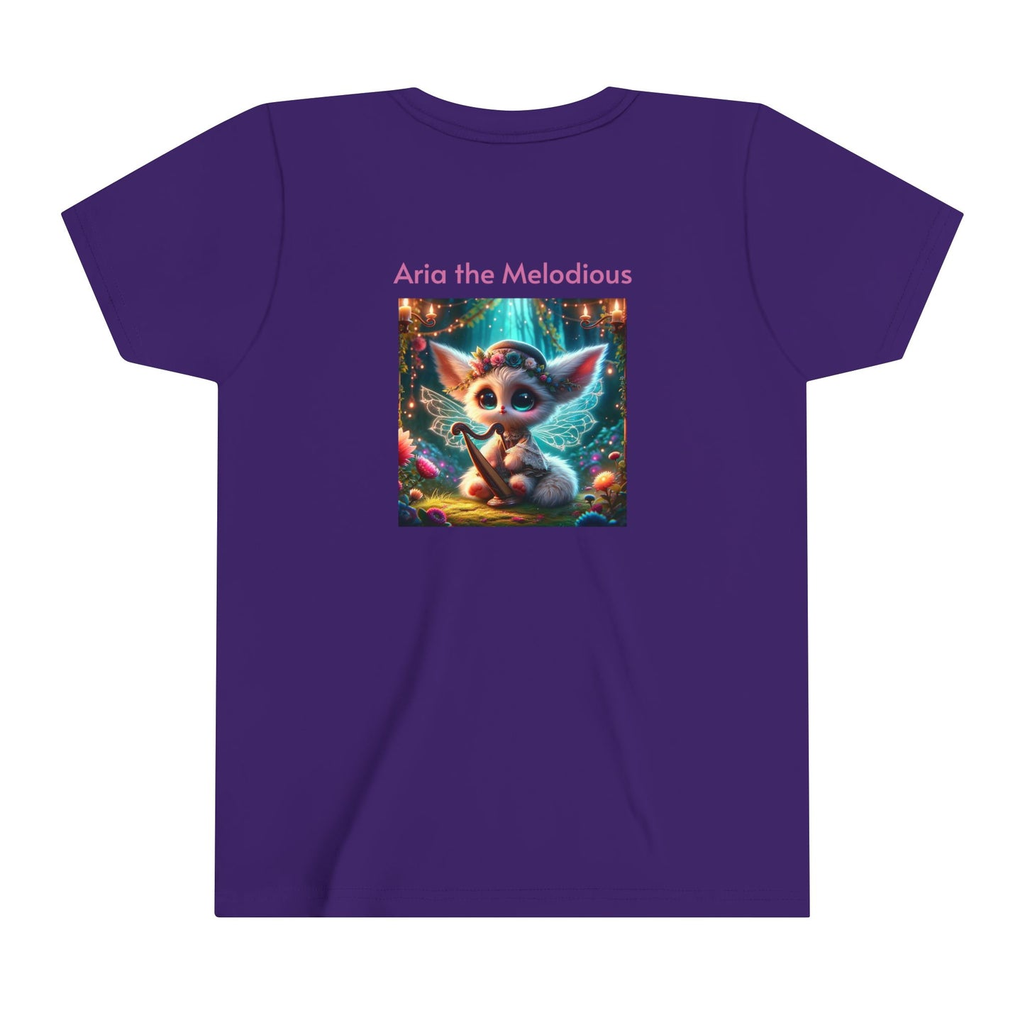 Youth Short Sleeve Tee Aria the Melodious, Soft and Magical