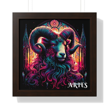 ARIES Framed Vertical Poster