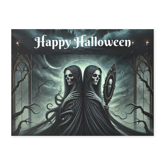 HAPPY HALLOWEEN Yard Sign Gemini