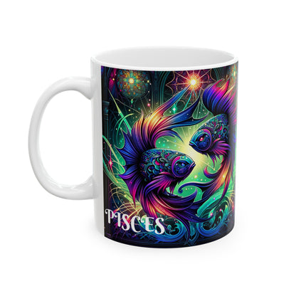 PISCES Ceramic Mug, (11oz, 15oz)