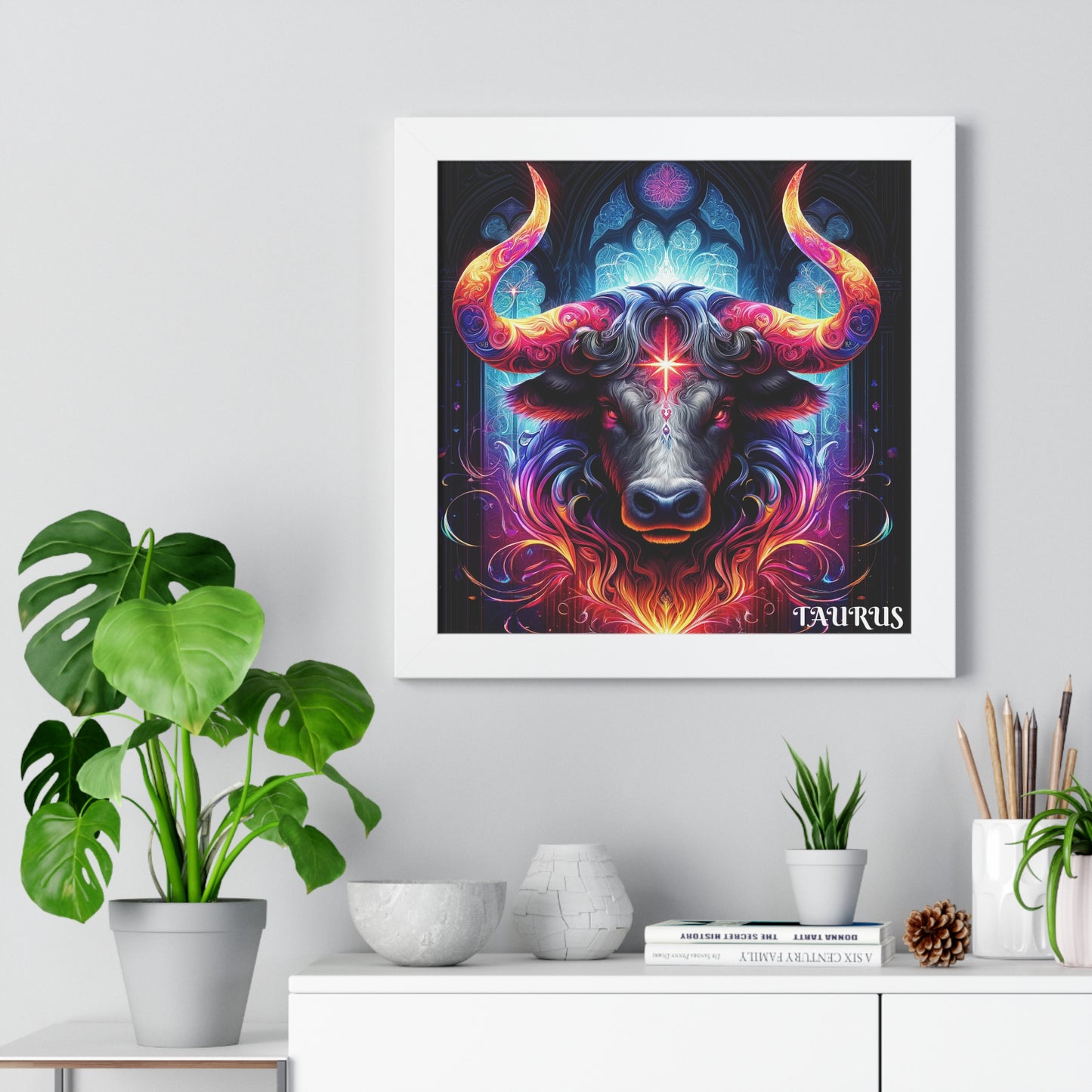 TAURUS Framed Vertical Poster