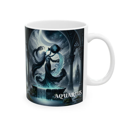 AQUARIUS GOTHIC Ceramic Mug, (11oz, 15oz)