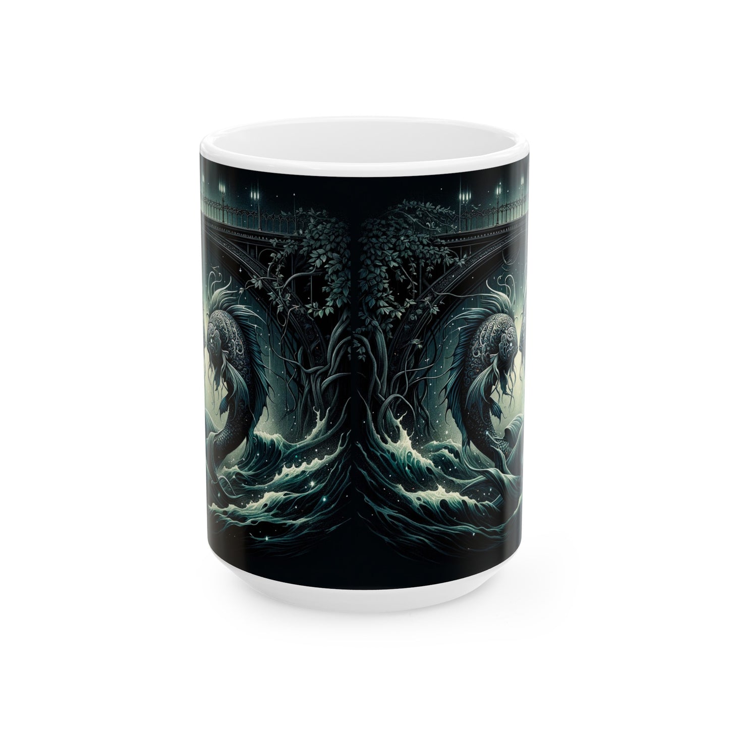 PISCES GOTHIC Ceramic Mug, (11oz, 15oz)