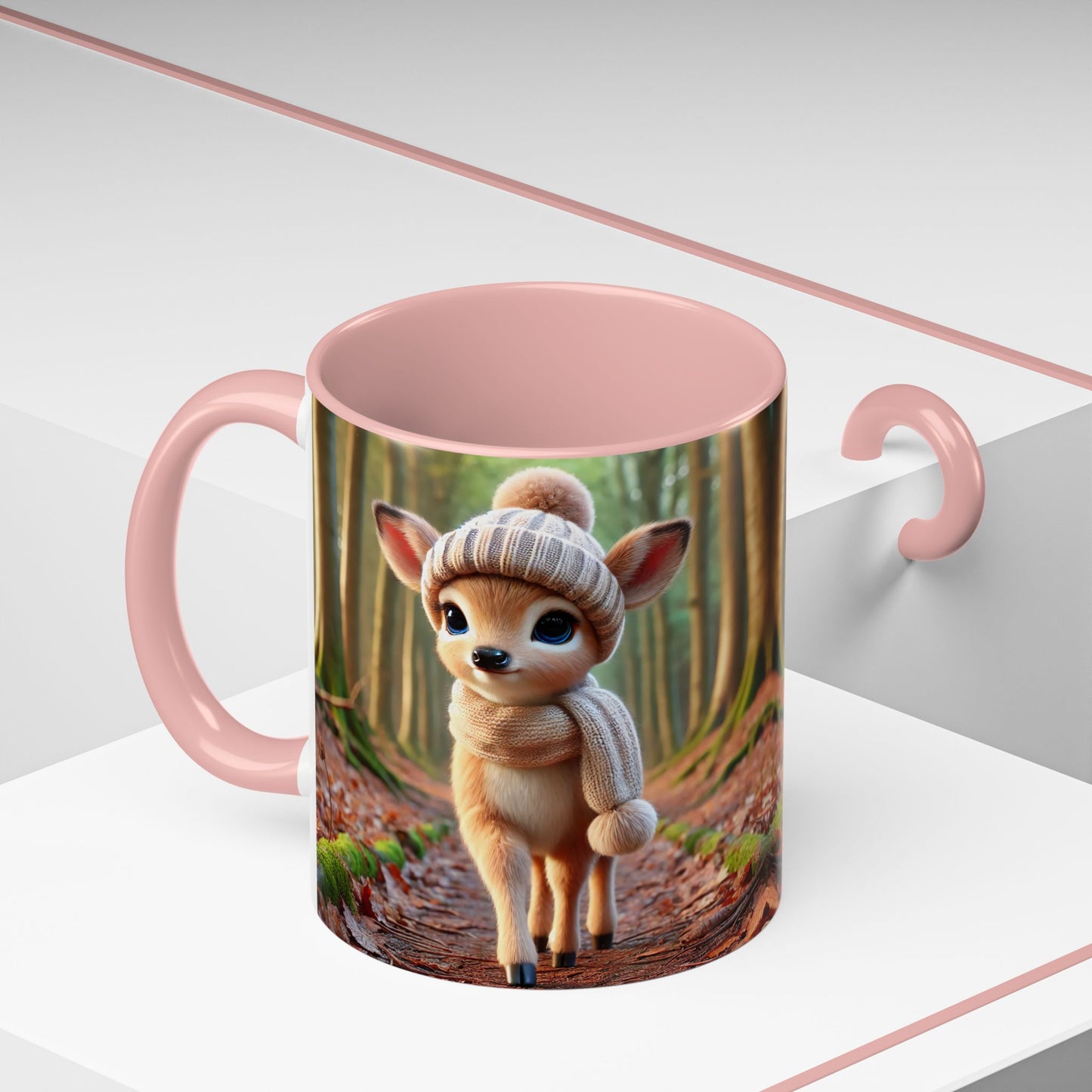 Accent Coffee Mug (11, 15oz) Young Deer Fall Edition, Magical and Fantasy Mug