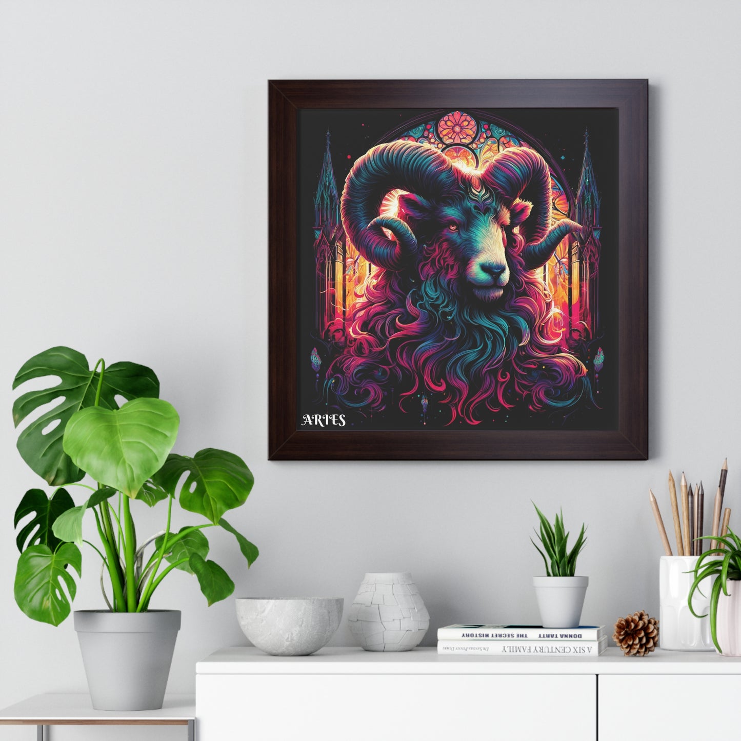 ARIES Framed Vertical Poster