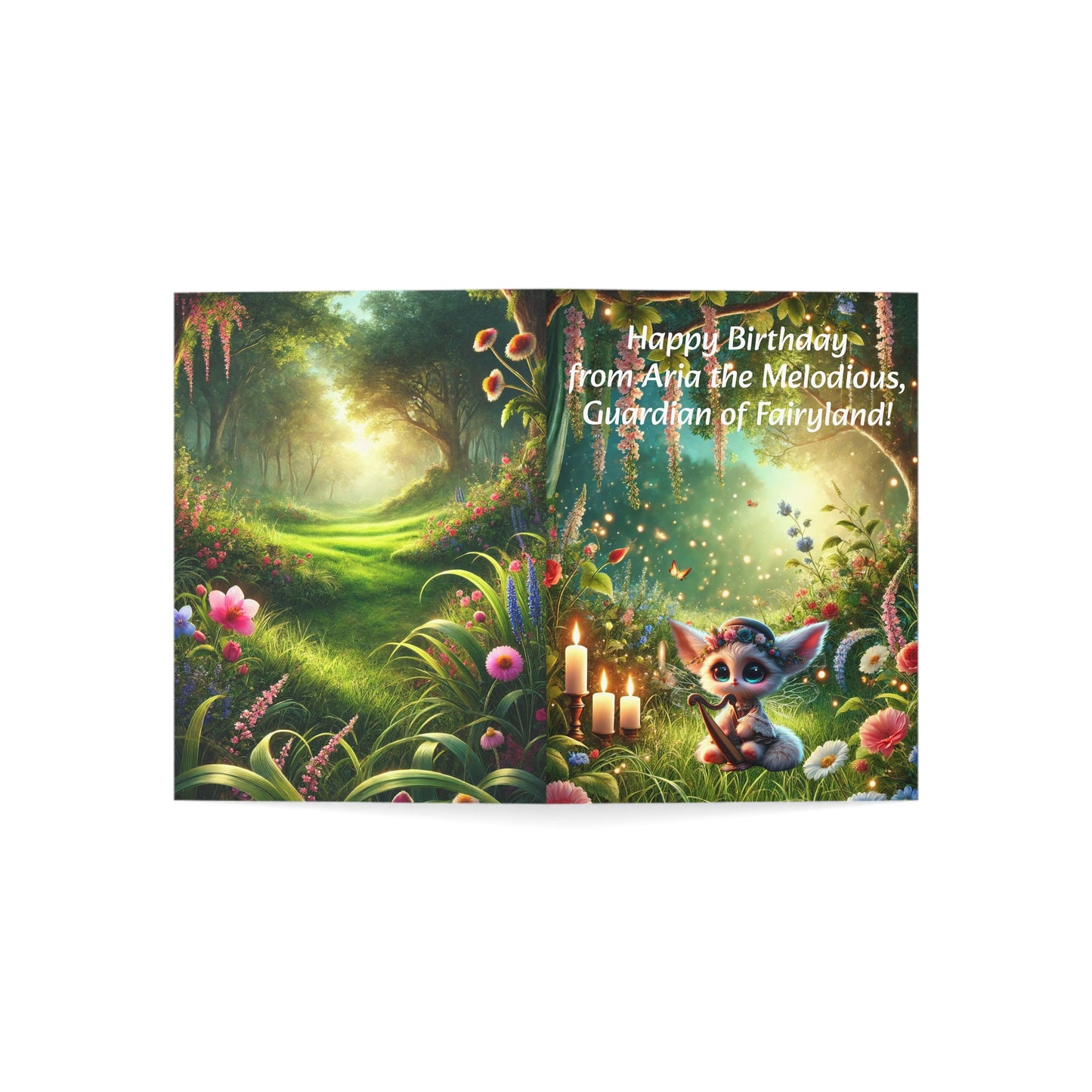 Greeting Cards Aria the Melodoius Vertical