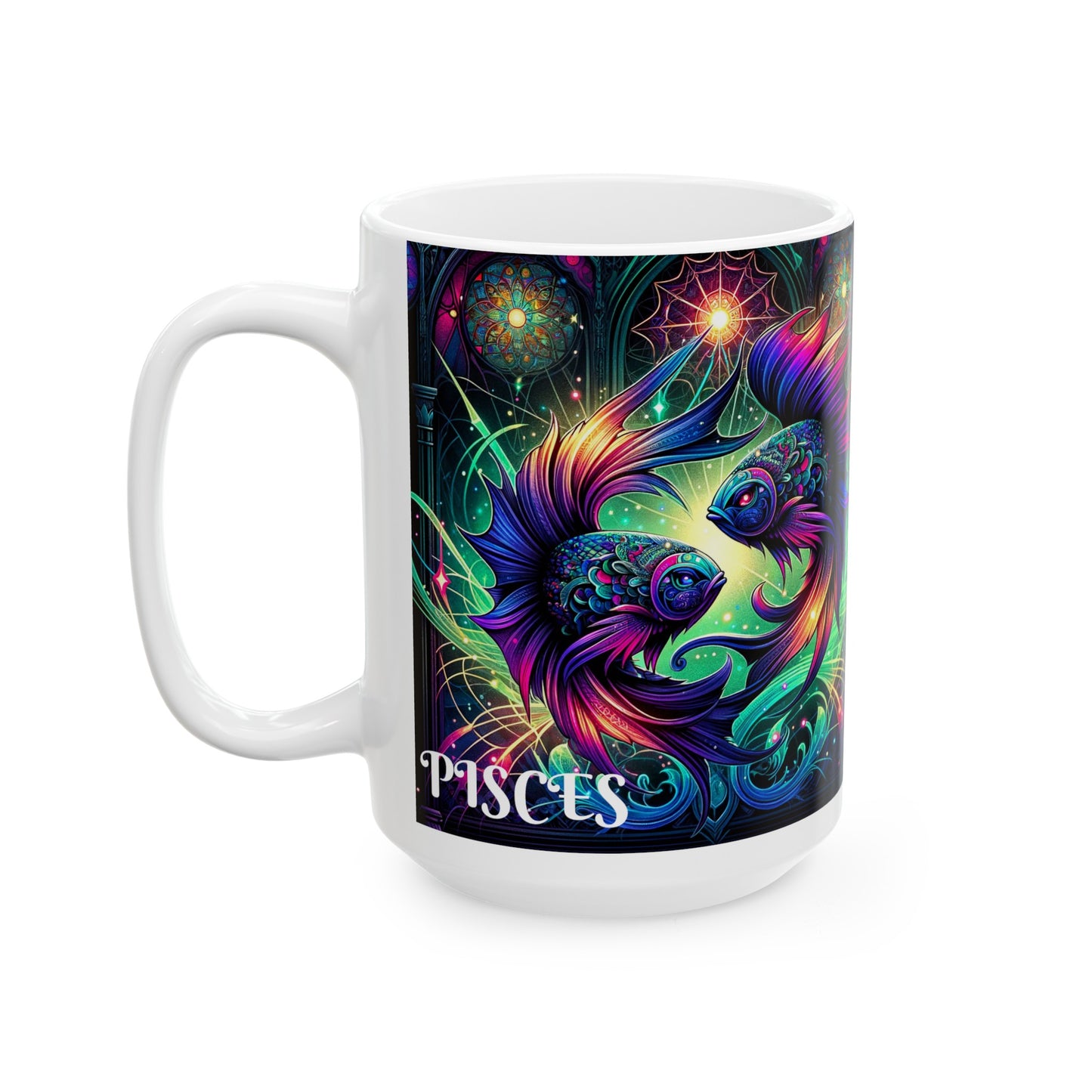 PISCES Ceramic Mug, (11oz, 15oz)