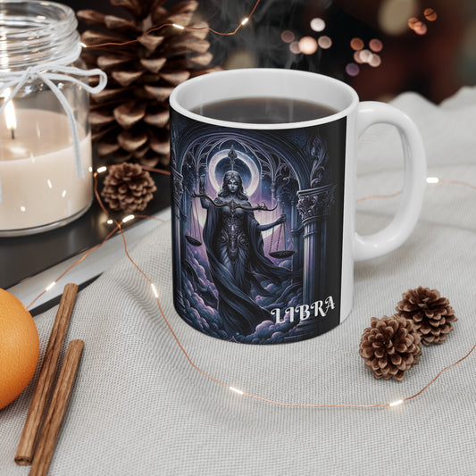 LIBRA GOTHIC Ceramic Mug, (11oz, 15oz)