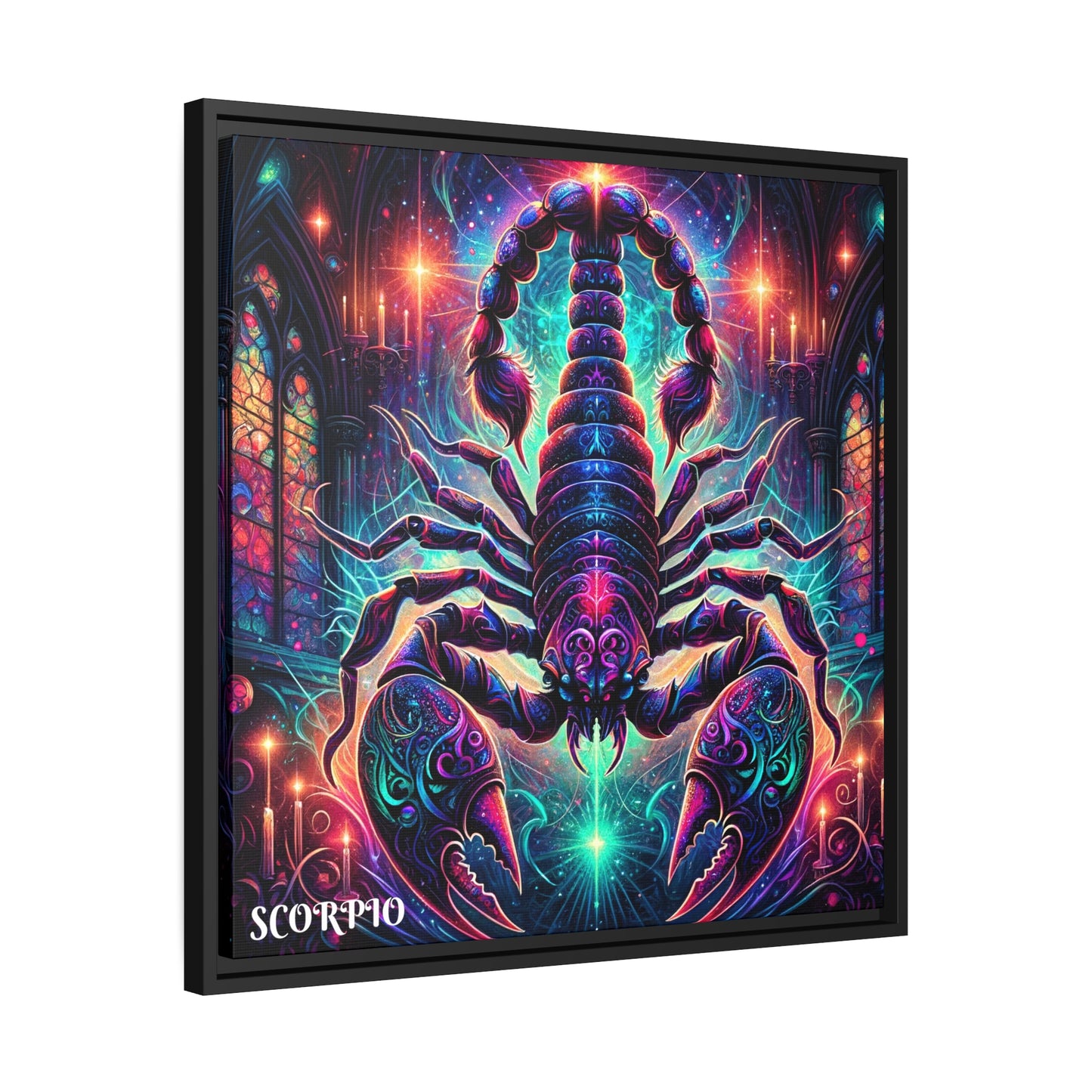 SCORPIO Matte Canvas, Black Frame