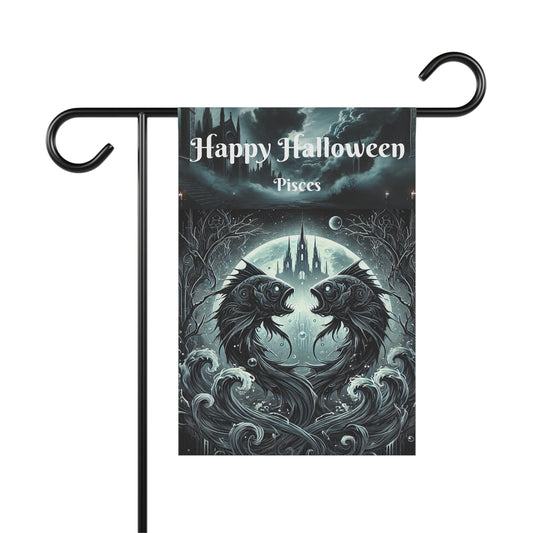 Happy Halloween Garden & House Banner - Pisces