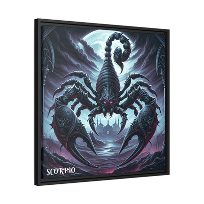 SCORPIO Matte Canvas, Black Frame