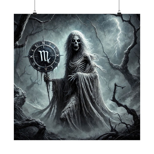 Happy Halloween Matte Vertical Posters Virgo