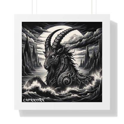 CAPRICORN Framed Vertical Poster