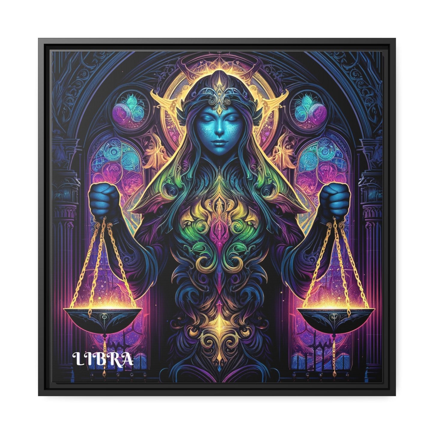 LIBRA Matte Canvas, Black Frame