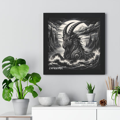 CAPRICORN Framed Vertical Poster