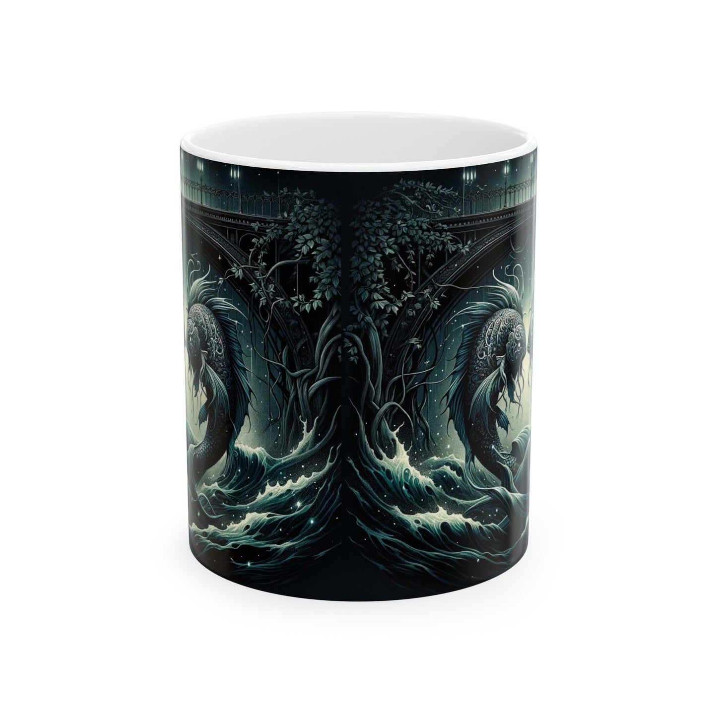 PISCES GOTHIC Ceramic Mug, (11oz, 15oz)