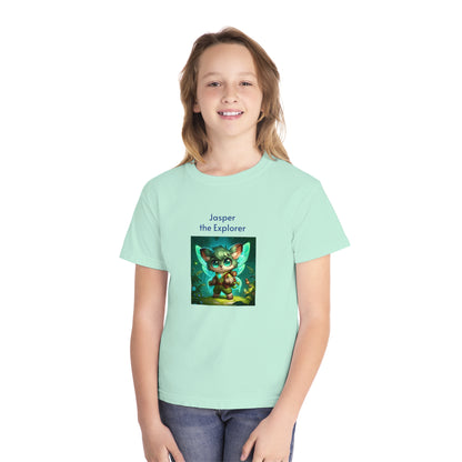 Youth Midweight Tee Jasper the Explorer