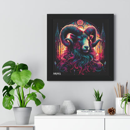 ARIES Framed Vertical Poster