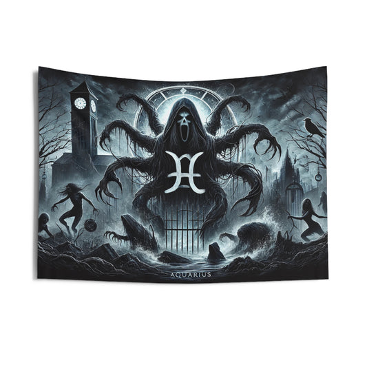 Happy Halloween Indoor Wall Tapestries - Aquarius