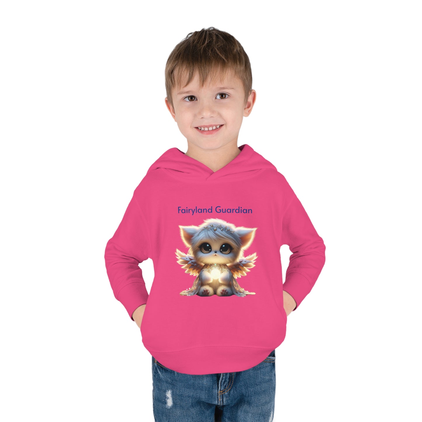 Toddler Pullover Fleece Hoodie Nora the Glowbringer