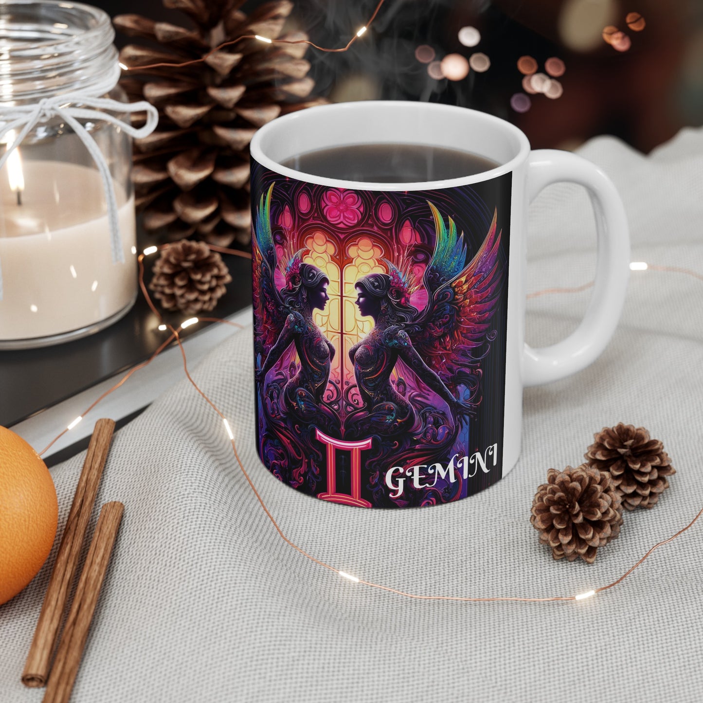 GEMINI Ceramic Mug, (11oz, 15oz)