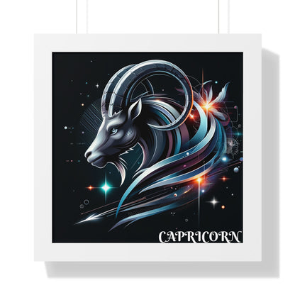 Capricorn Framed Vertical Poster