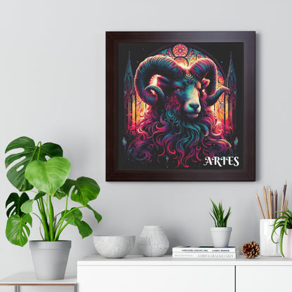 ARIES Framed Vertical Poster