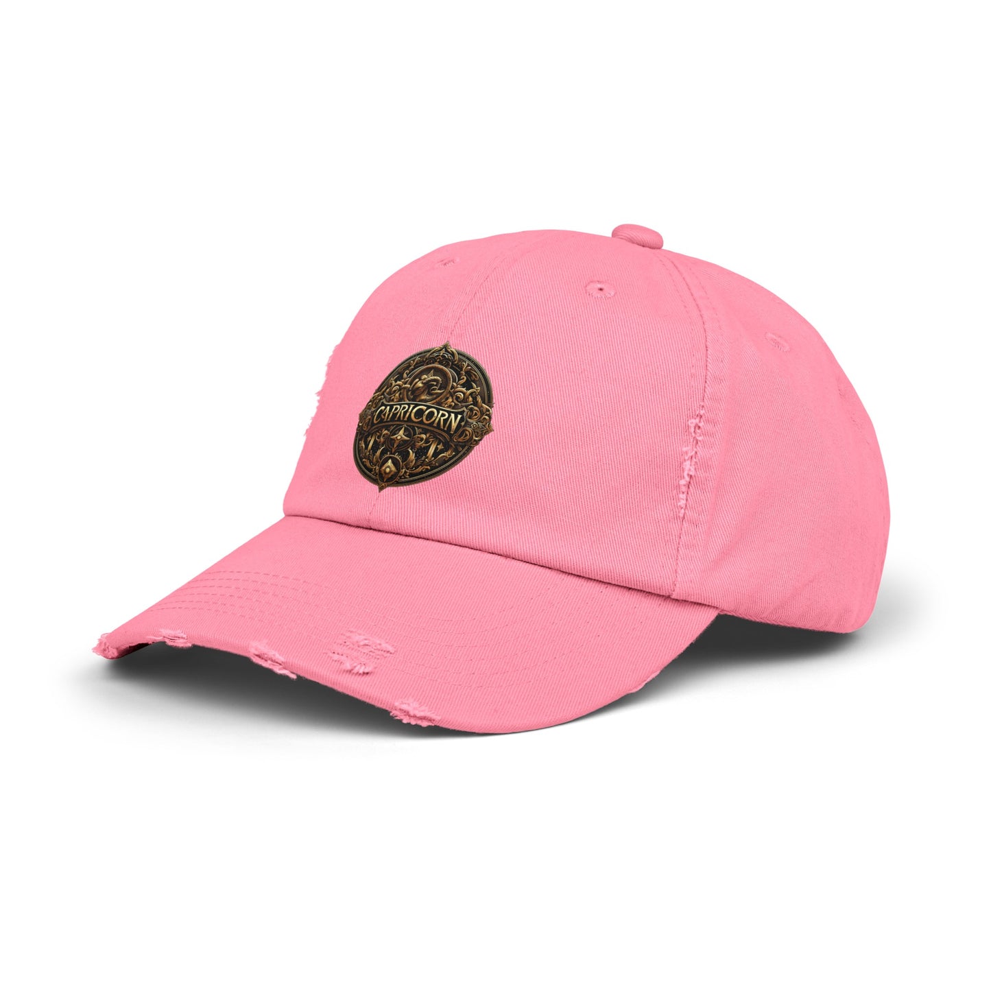 CAPRICORN Unisex Distressed Cap