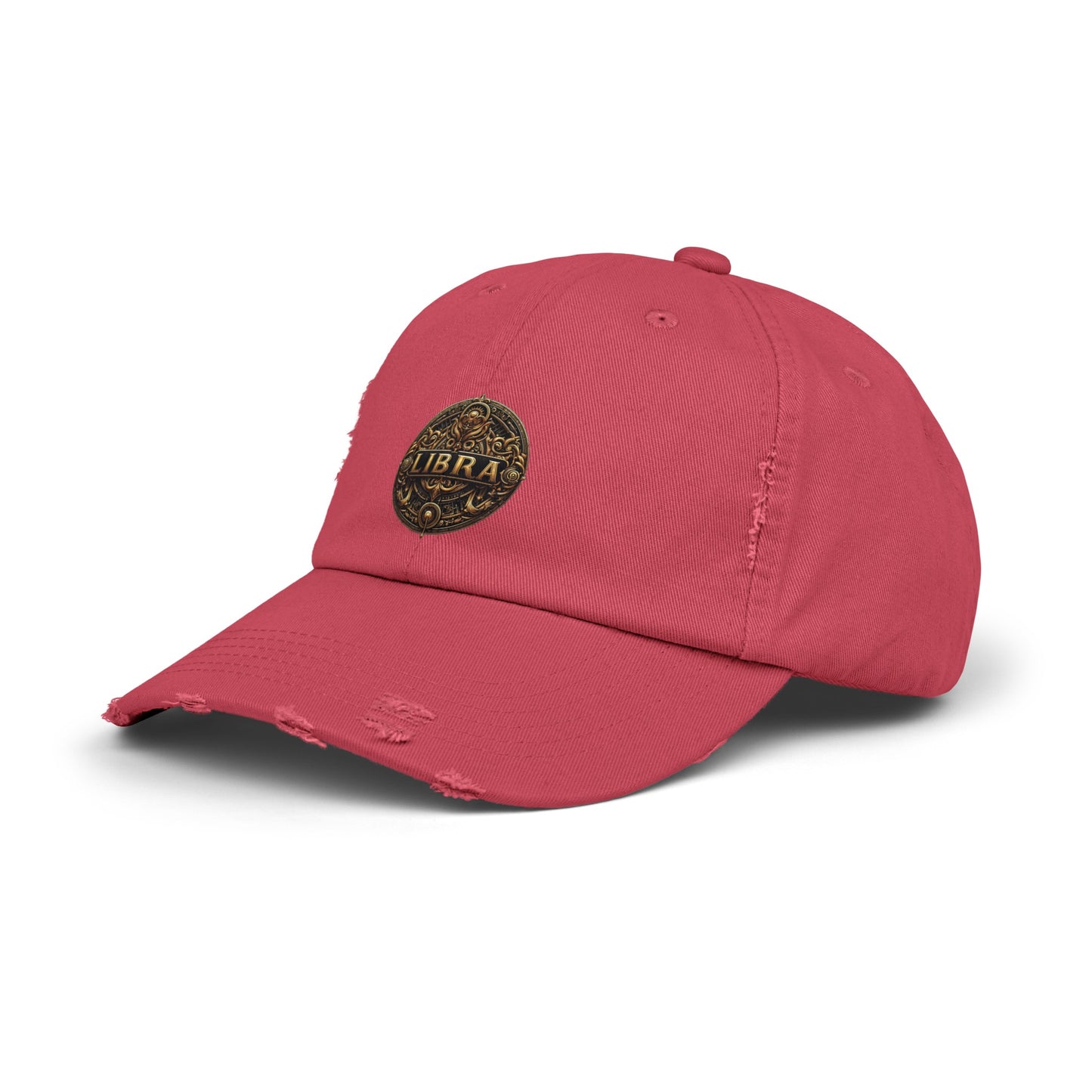 LIBRA Unisex Distressed Cap