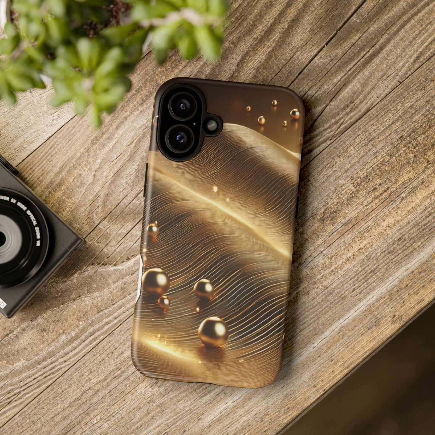 iPhone 16 ...Gold Tough Cases