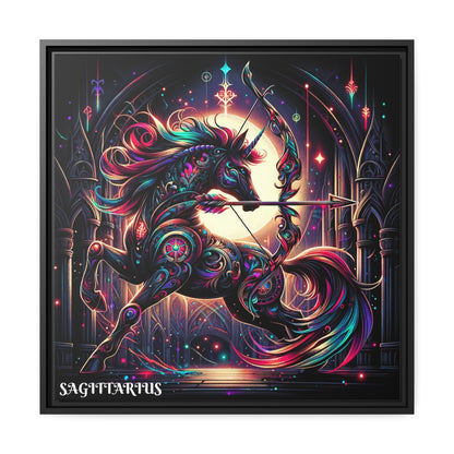 SAGITTARIUS Matte Canvas, Black Frame