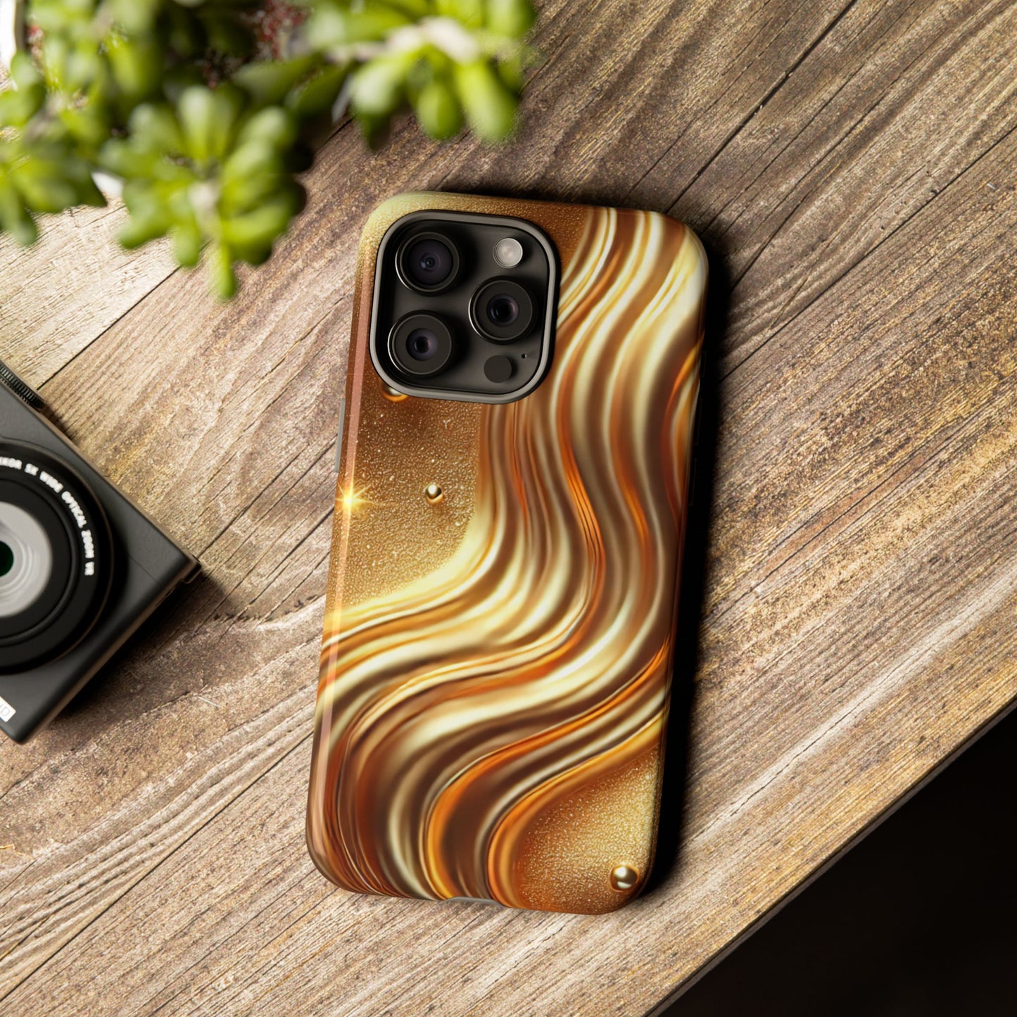 iPhone 16 ...Golden Tough Cases