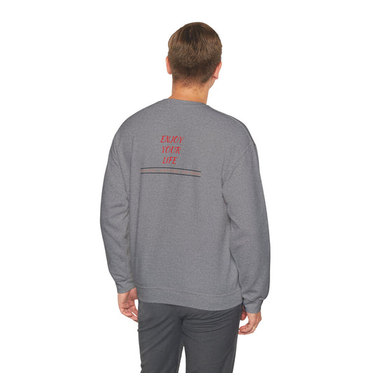 Unisex Heavy Blend™ Crewneck Sweatshirt ENJOY YOUR LIFE