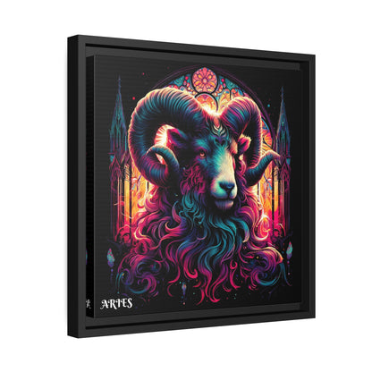 ARIES Matte Canvas, Black Frame