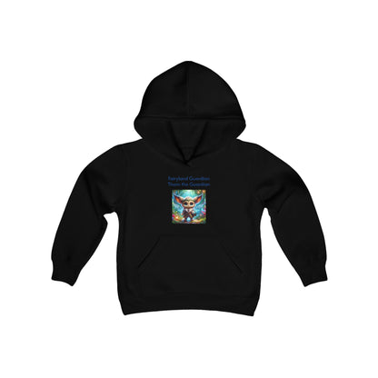 Youth Heavy Blend Hooded Sweatshirt Thorn the Guardian