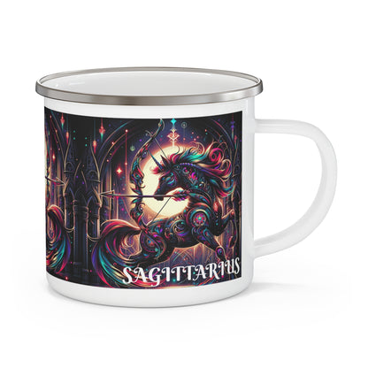 SAGITTARIUS Enamel Camping Mug