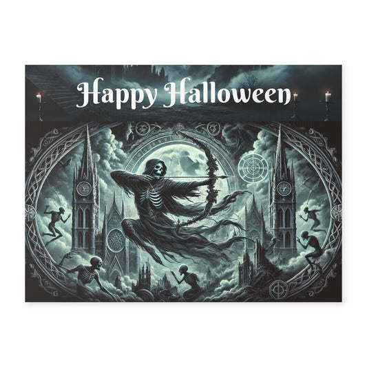 HAPPY HALLOWEEN Yard Sign Sagittarius