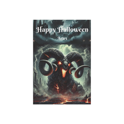 Happy Halloween Garden & House Banner - Aries