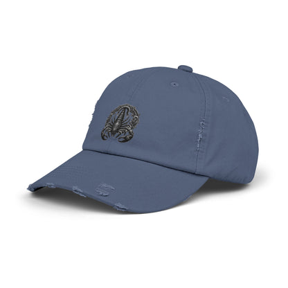 SCORPIO Unisex Distressed Cap