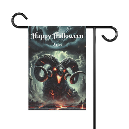 Happy Halloween Garden & House Banner - Aries