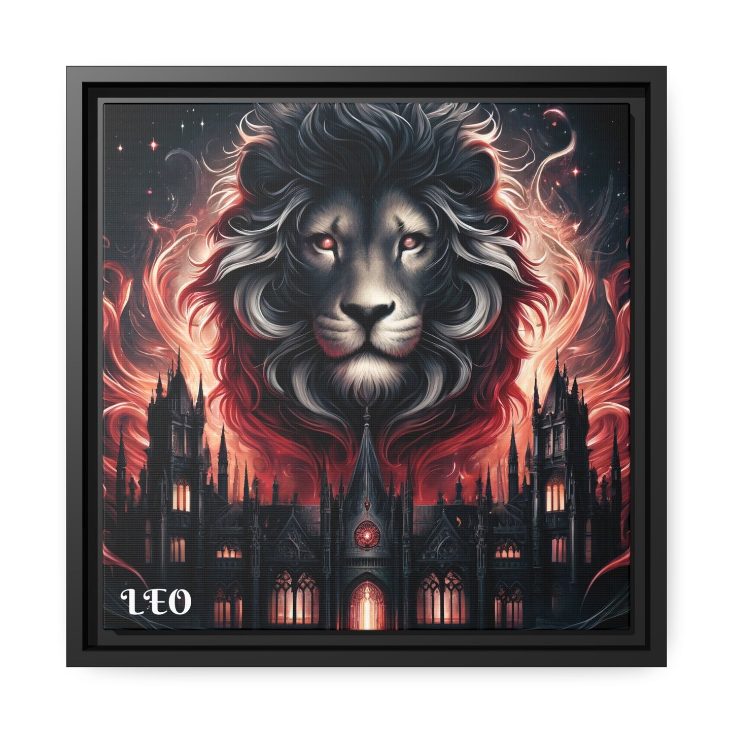 LEO Matte Canvas, Black Frame