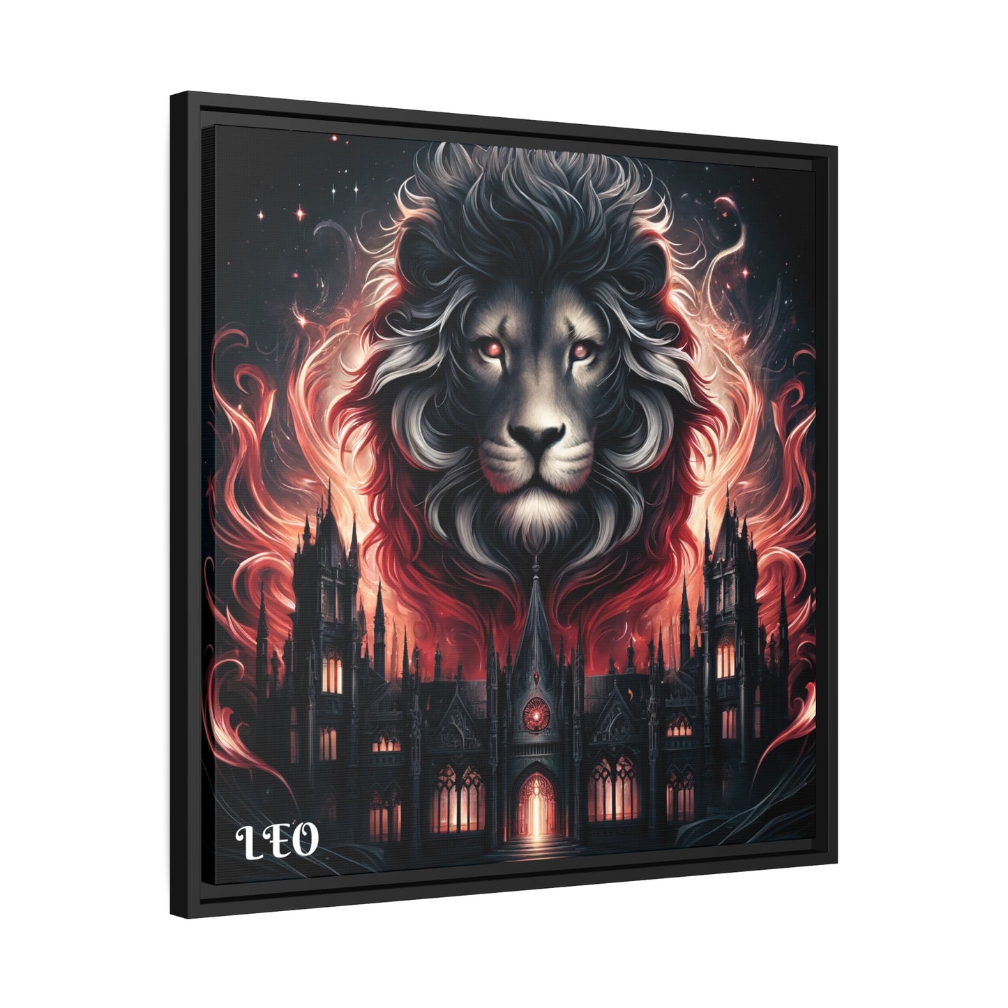 LEO Matte Canvas, Black Frame