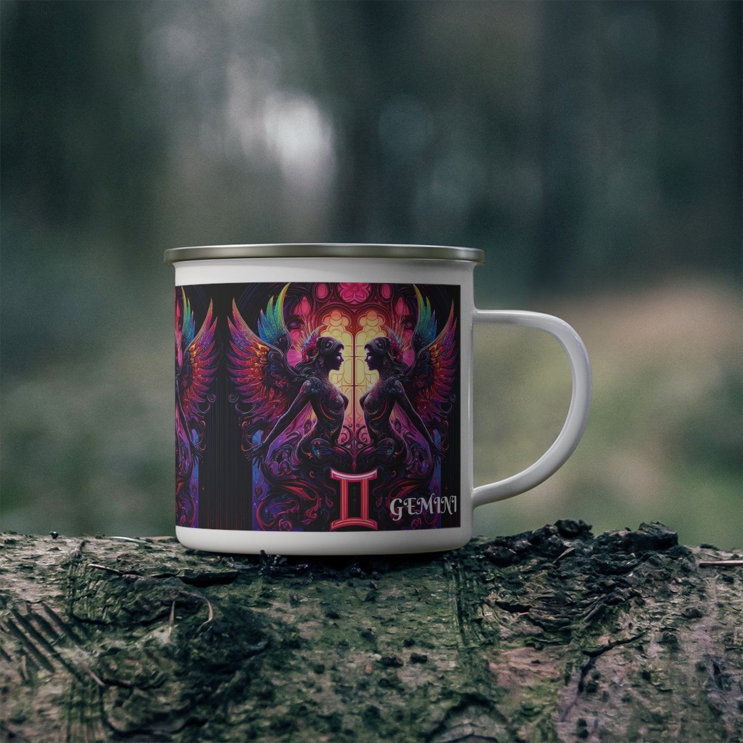 GEMINI Enamel Camping Mug