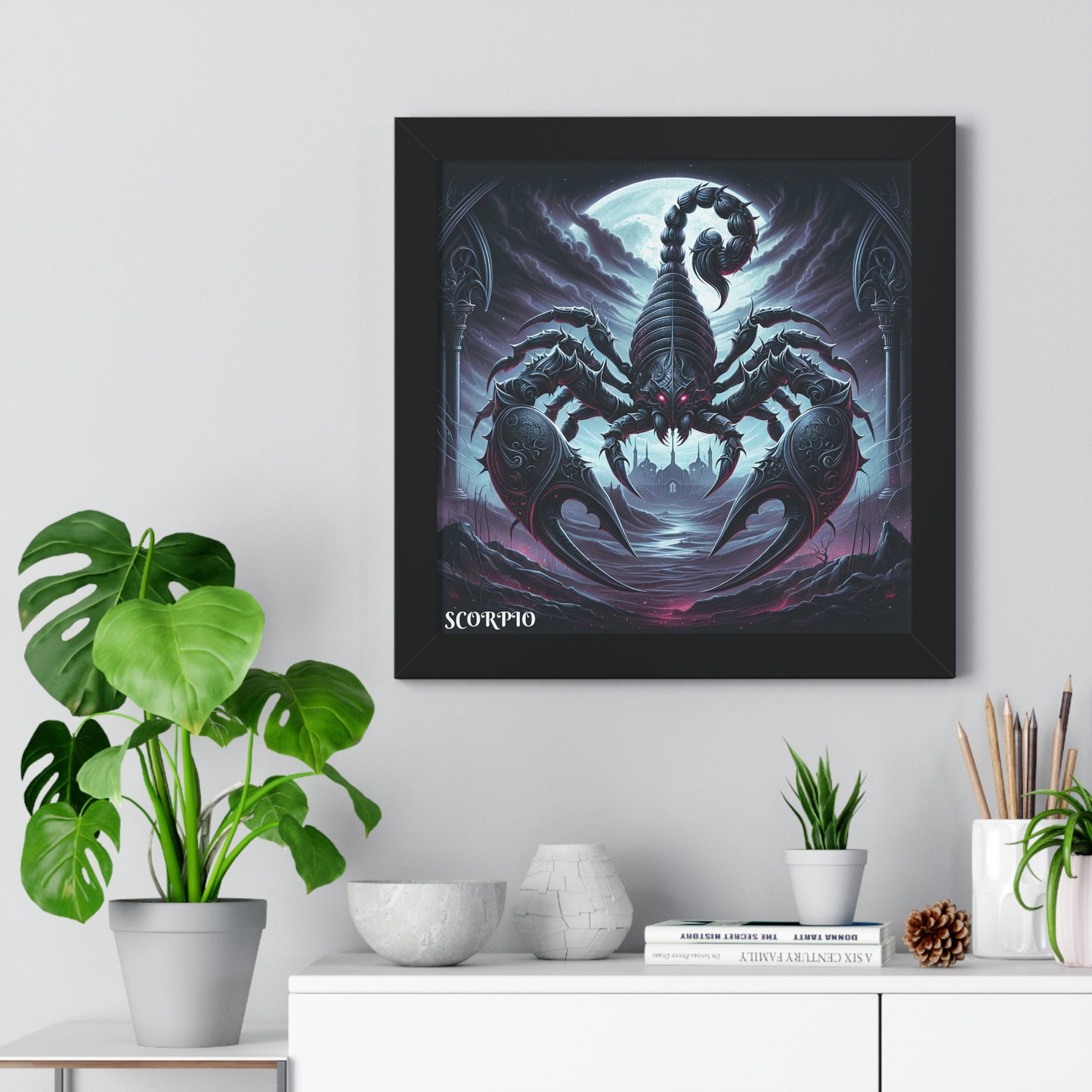 SCORPIO Framed Vertical Poster