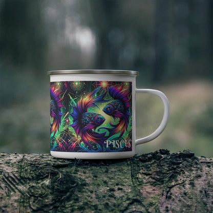 PISCES Enamel Camping Mug