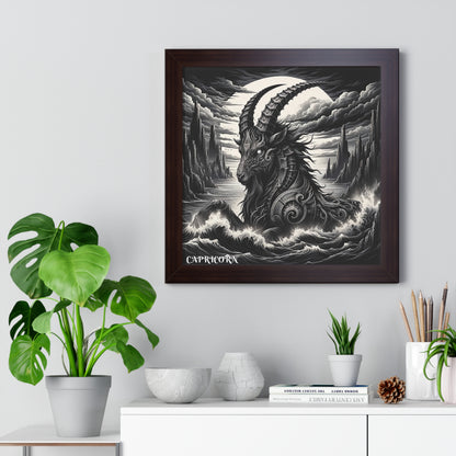 CAPRICORN Framed Vertical Poster