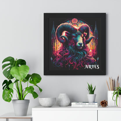 ARIES Framed Vertical Poster