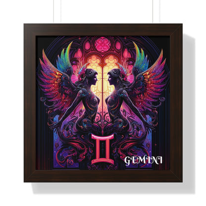 GEMINI Framed Vertical Poster